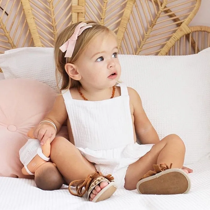 Ins/Лидер продаж летняя одежда для маленьких девочек повседневная с оборками