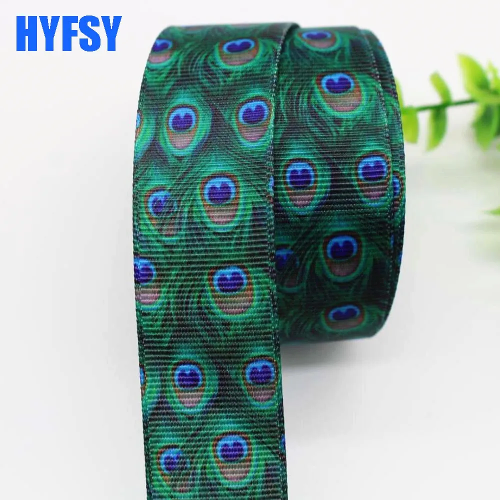 Hyfsy 10046 25 мм леопардовая лента 10 ярдов DIY бант для волос Подарочная упаковка с