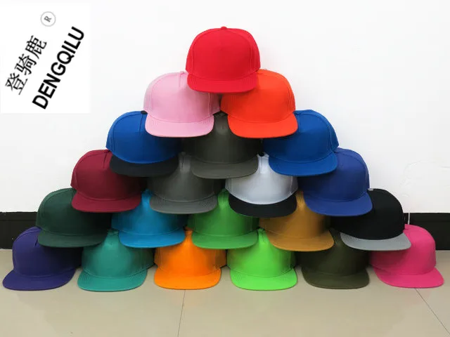 Пустой сплошной цвет Бейсболка Snapback сделай сам Железный Логотип Знак приемлемый