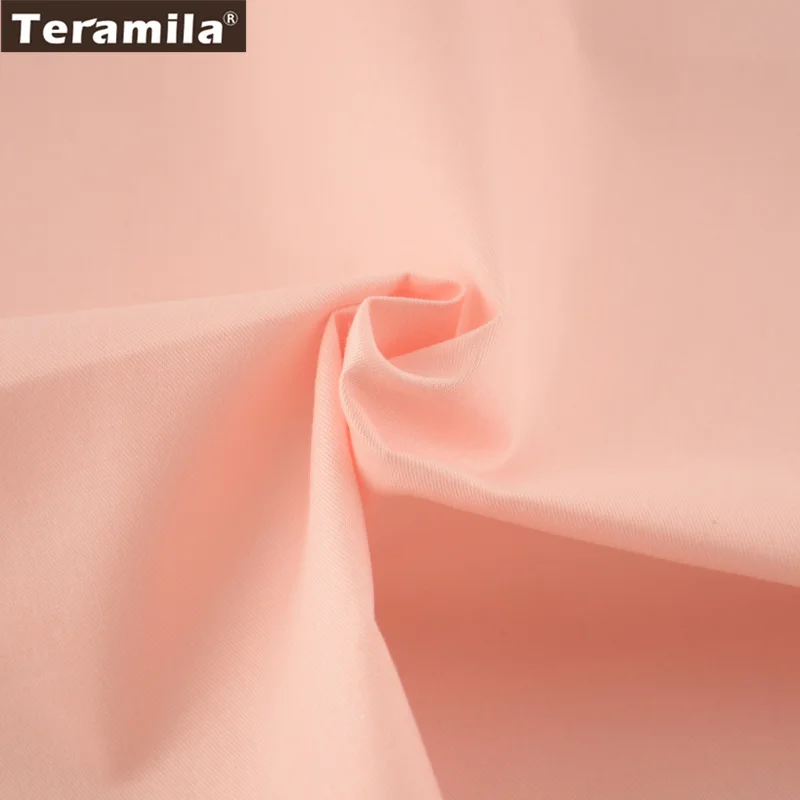 Teramila Cotton Fabrics New 100% Tissue Solid Light Orange Patterns Bedding Patchwork Decoration High Quality Fabric Textile | Дом и сад