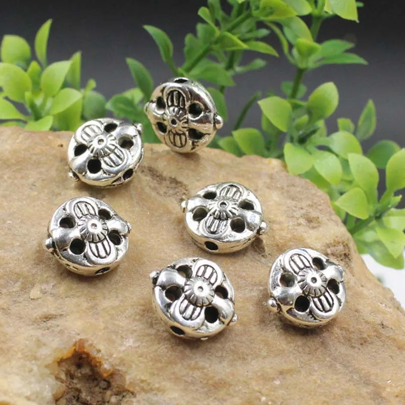 Круглые бусины разделители 20 шт./лот под античное золото ручная работа 11 5x6 мм