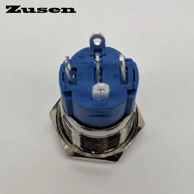 Zusen 16 мм кольцо освещенное фиксация кнопка (ZS16F 11ZE/Y/12V/N)|Выключатели| |