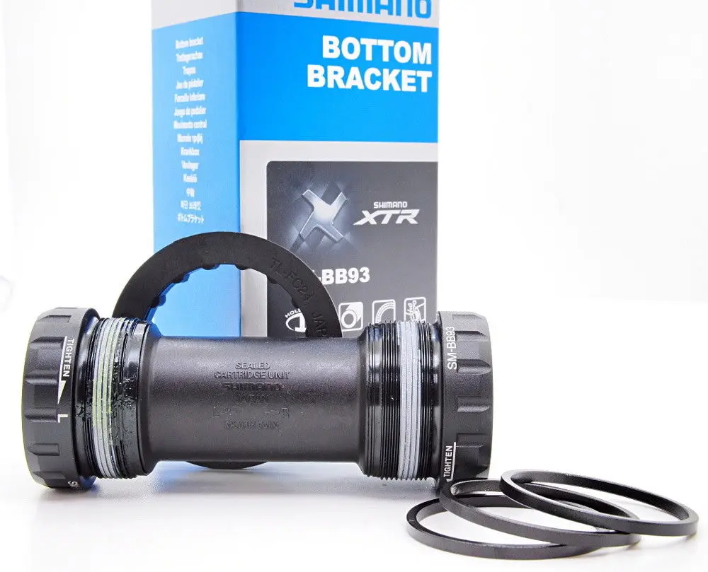 Оригинальный Shimano X T R SM BB93 английский BSA 68 мм/73 мм MTB велосипедный Нижний Кронштейн