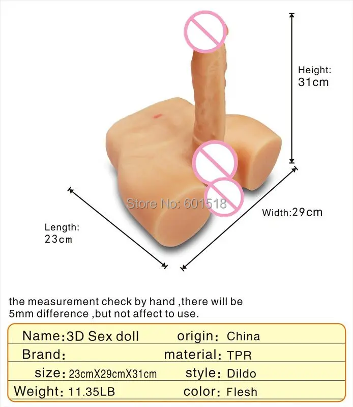 Большой поддельный пенис Мужская сексуальная кукла полный силикон реальный