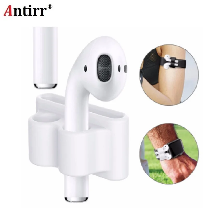 

Силиконовый держатель для AirPods, портативный ремешок для защиты от потери, силиконовый чехол для Apple AirPod, аксессуары, Бесплатная доставка