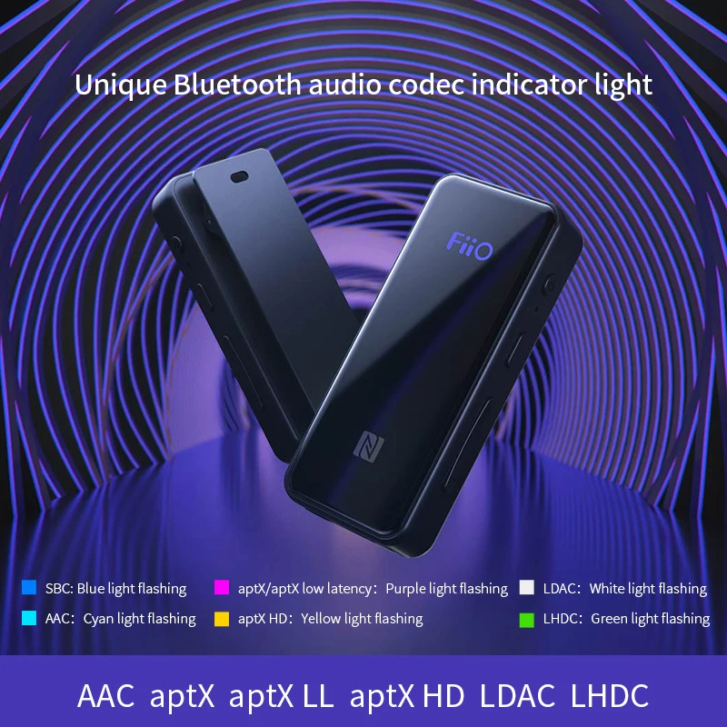 Беспроводной Bluetooth приемник FiiO BTR3 aptXLL аудиоприемник 3 5 мм автомобильный Aux