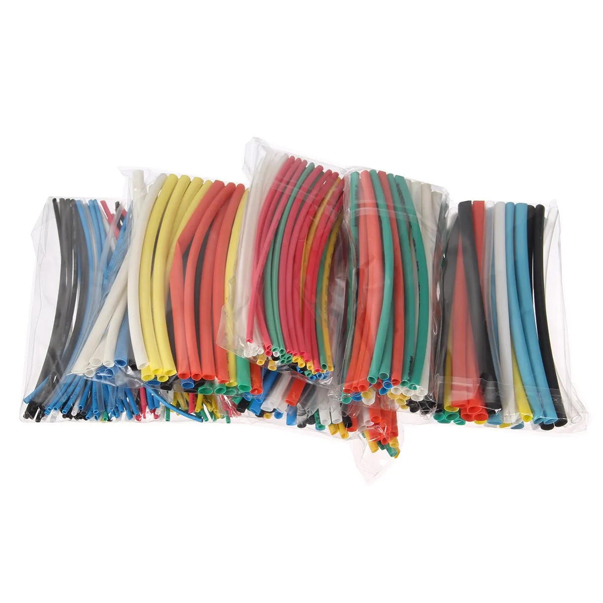 Новинка 315 шт. 6 размеров в ассортименте разноцветные полиолефиновые 2:1