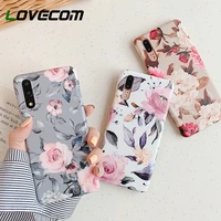 Retro Floral Leaf Phone Case With Holder For Huawei P20 P30 P40 Lite P20 P30 P40 Pro Mate Lite Case Soft IMD Phone Cover