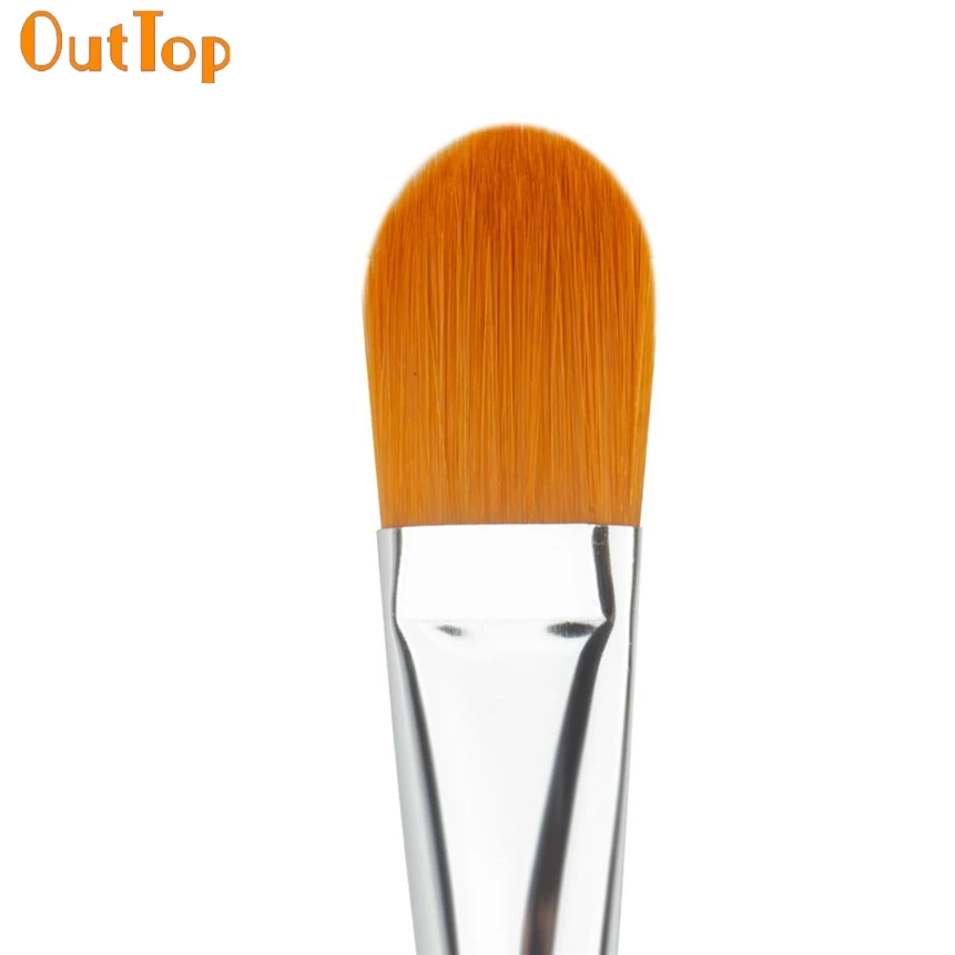 OutTop Beauty Fashion 1 шт. деревянная ручка нейлоновая пудра для волос кисть основы макияж