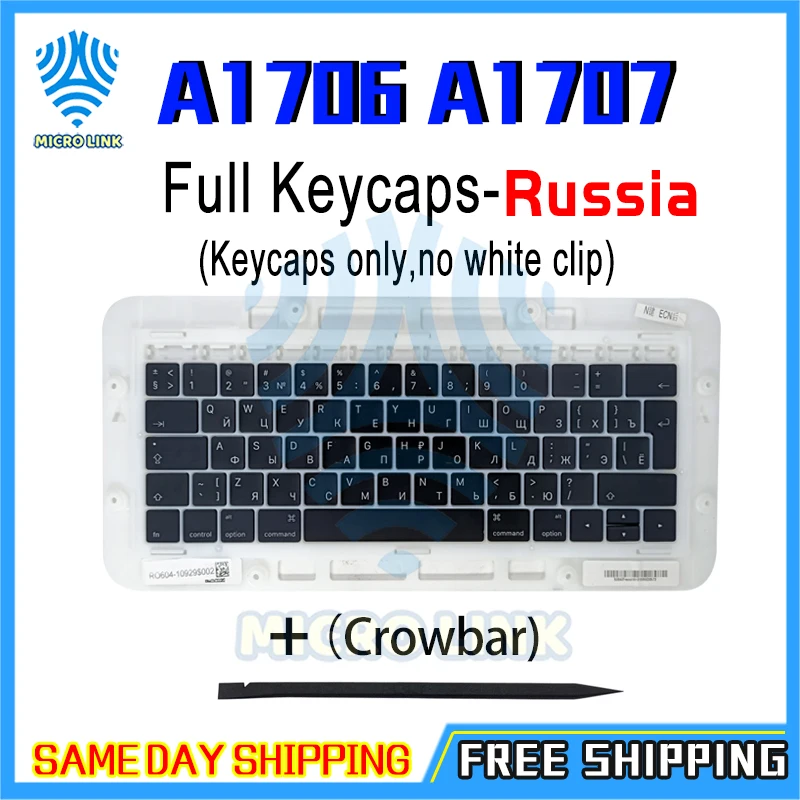 Оригинальная клавиатура для Macbook Pro Retina 13 &quot15&quot A1706 A1707 A1708 русская Россия клавиши