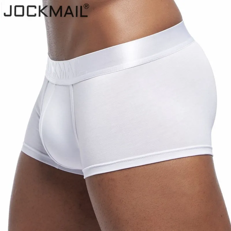 Мужские трусы боксеры JOCKMAIL однотонные Мягкие Трусы из модала для геев