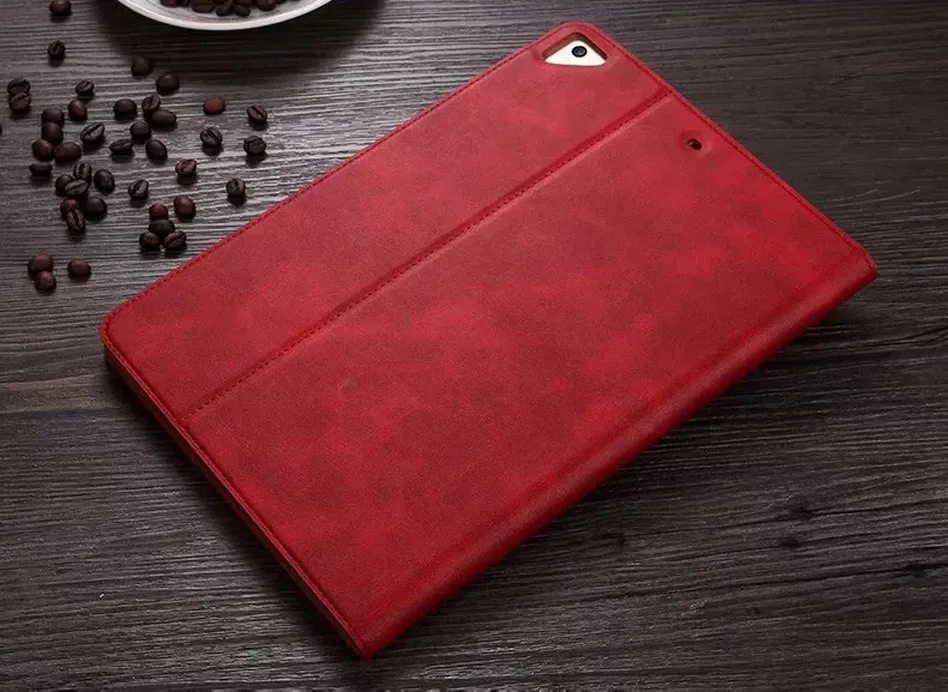 Red-bei ke-56789 Модный чехол из искусственной кожи и ТПУ для нового iPad 9,7 дюйма / для iPad Air/Air 2, для iPad Pro 9,7, YCJOYZW-чехол для планшета с отделением для банковских карт - Цвет: Red-bei ke-56789