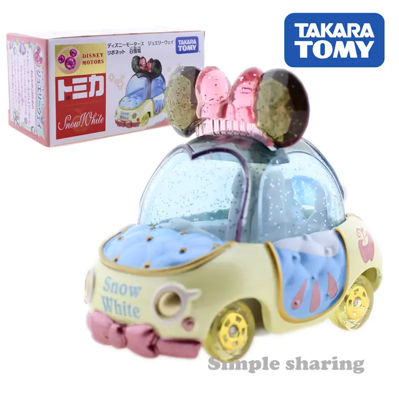 Tomica disney моторы ювелирные изделия аксессуары способ Lulu багажник Микки и Минни Маус Мышь автомобильные двигатели автомобиля Diecast металлические модельные игрушки серии - Цвет: 595151