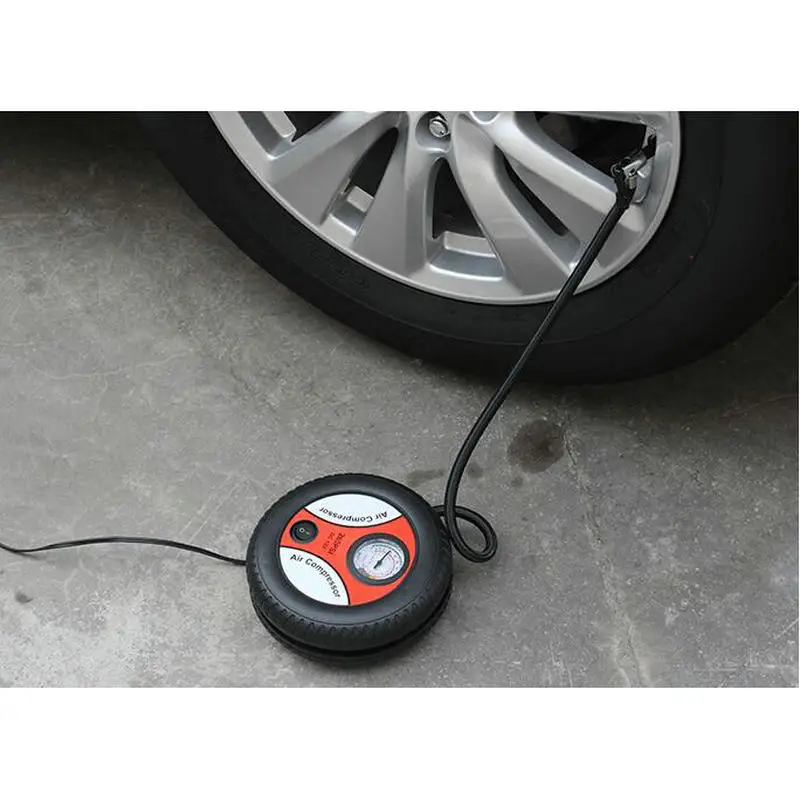 Электрический автомобильный насос для накачивания шин 12 В портативный воздушный
