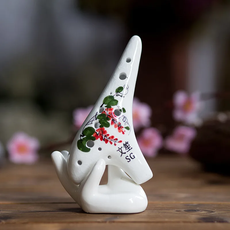 Окарина с 12 отверстиями опт ручная роспись разные узоры можно выбрать все