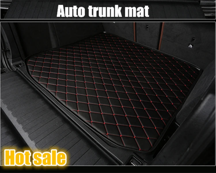 Коврик для багажника автомобиля кожаный коврик нескользящий материал 3d-дизайн |