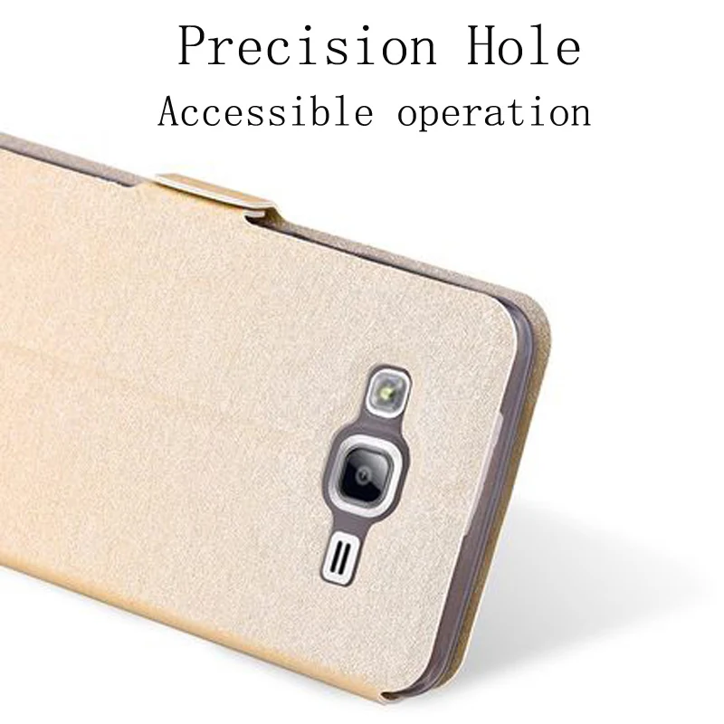 2pcs Phone case For Samsung galaxy ON5 cover shell open window PU leather ON 5 G550 G5500 flip back | Мобильные телефоны и