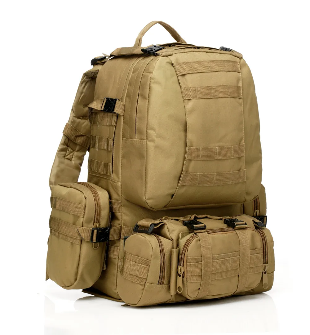 2016 новинка 55L Molle Большой Тактический штурмовой уличный Военный Рюкзак Сумка для