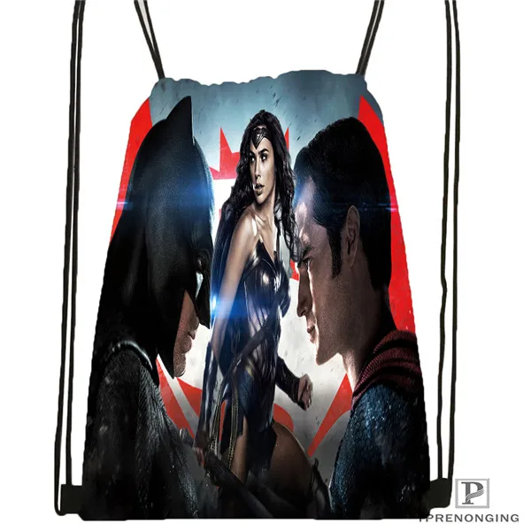 Drawstring Backpack Пользовательские Мстители из комиксов Marvel походная сумка на шнурке для мужчин и женщин милый рюкзак дети ранец(черная спина) 31x40 см#180531-01-42 - Цвет: Drawstring Backpack