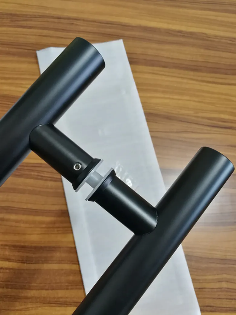 Черная дверная ручка из нержавеющей стали диаметром 32*450 мм 18 дюймов|Ручка для