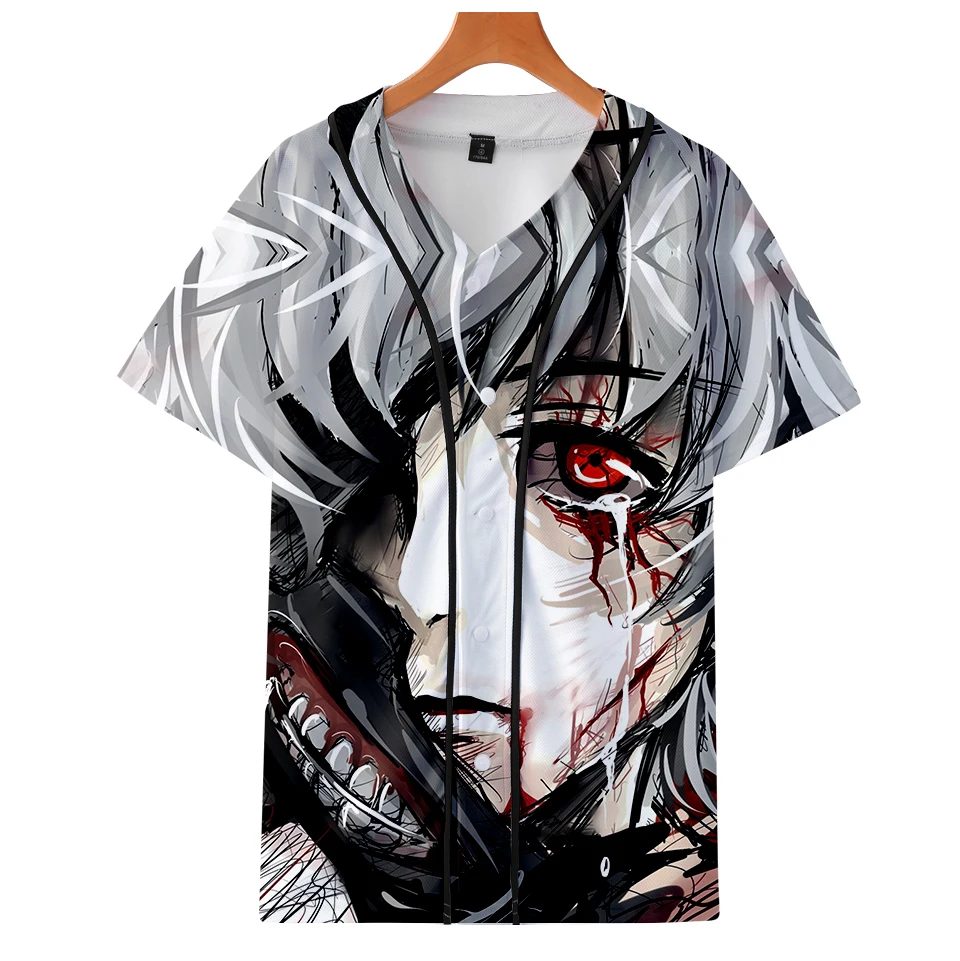 Новинка 2019 куртка tokyo ghoul легко сочетающаяся одежда осенняя бейсбольная унисекс с