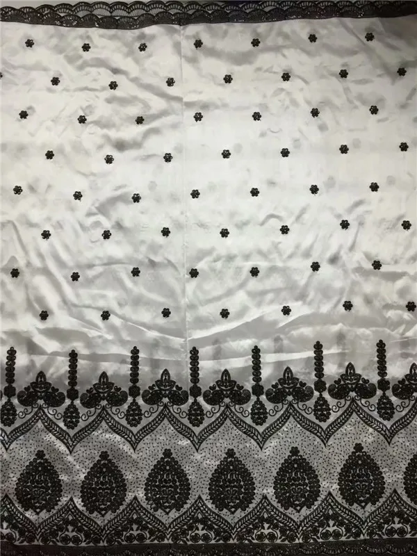 Многоцветная африканская Джордж кружевная ткань с 2 ярдов Тюль Кружева