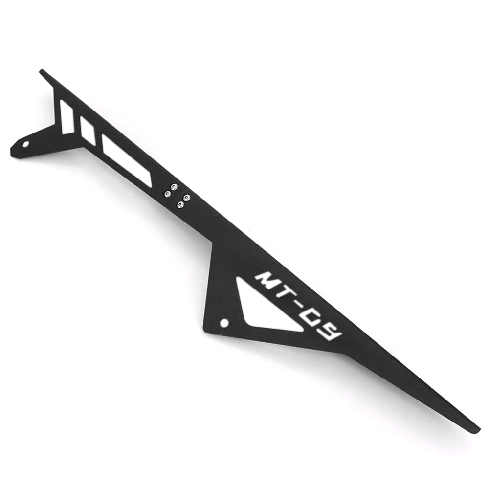 Black CNC алюминиевые аксессуары для мотоциклов цепь/ремень Защитная крышка для Yamaha MT 09 MT09 tractracer 2013 - Цвет: Black
