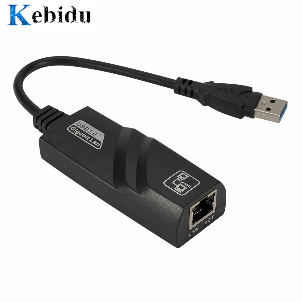 KEBIDU проводной USB 3 0 для Gigabit Ethernet RJ45 LAN (10/100/1000) Мбит/с сетевой адаптер Сетевая карта