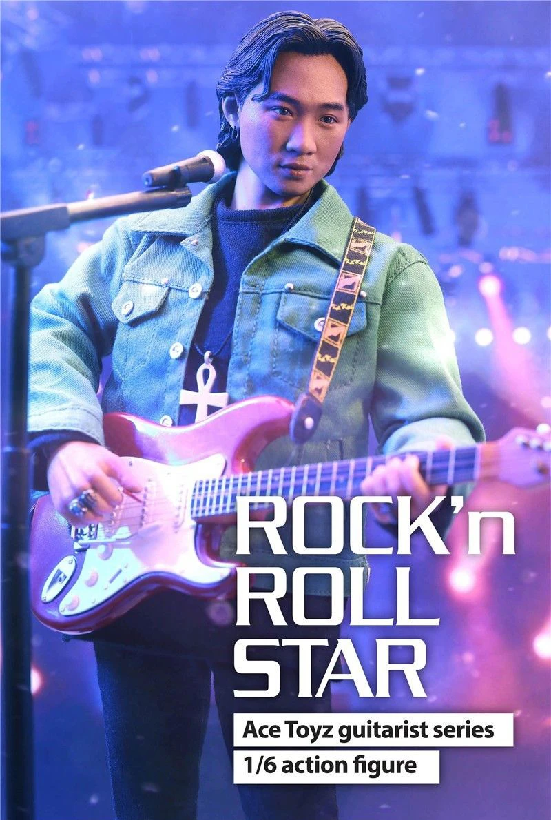 В наличии 1/6 Full Ace Toyz AT 007 За Band певица ка Куи Вонг рок н ролл звезда гитариста Star