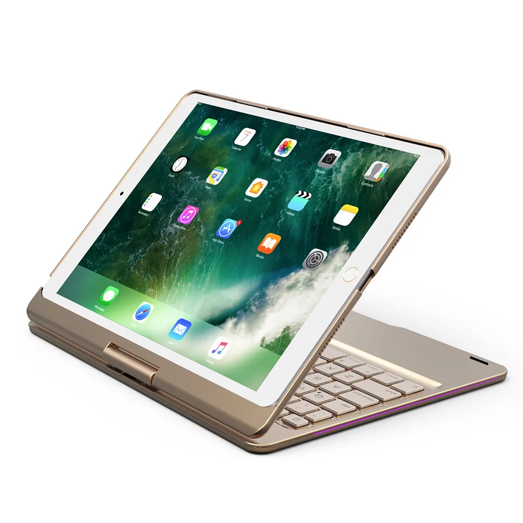 Клавиатура VOBERRY для IPad Air/Pro 10,5 чехол с откидной крышкой на 360 градусов Беспроводная Bluetooth клавиатура с подсветкой Bluetooth клавиатура#2