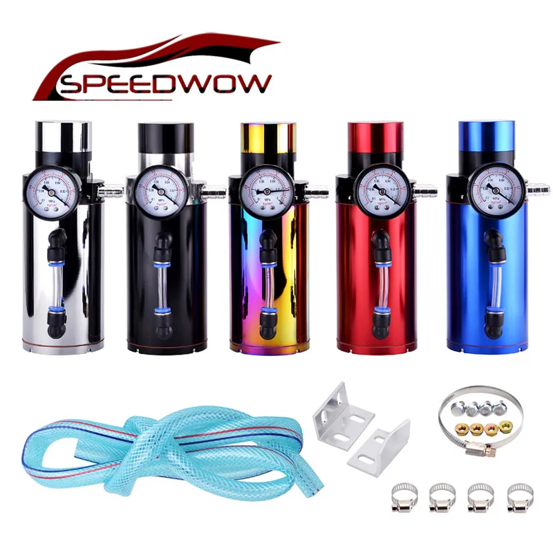 Универсальный алюминиевый маслоуловитель двигателя SPEEDWOW резервуар для вдыхания