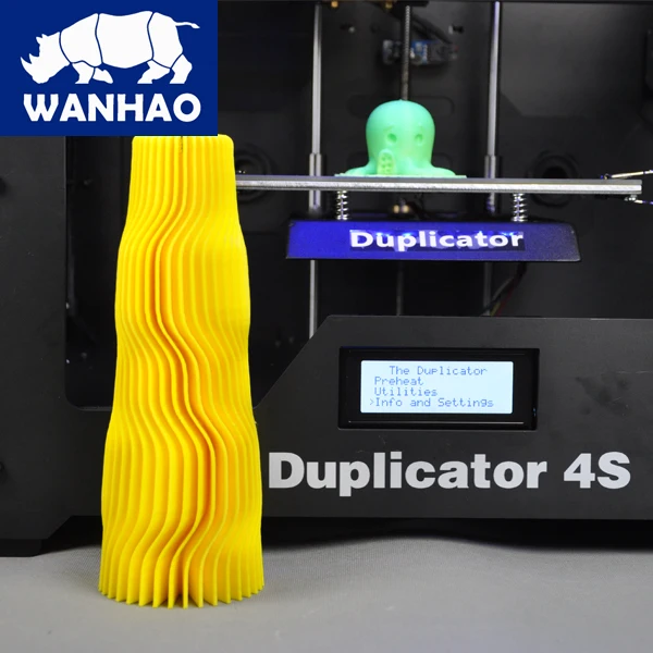 WANHAO dupalicator 4S с двойным Экструдером профессиональный производитель 3D принтера в