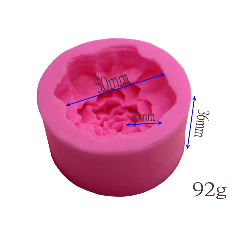 Цветущие цветы пионы силиконовая форма для мыла помадка торт ручной работы