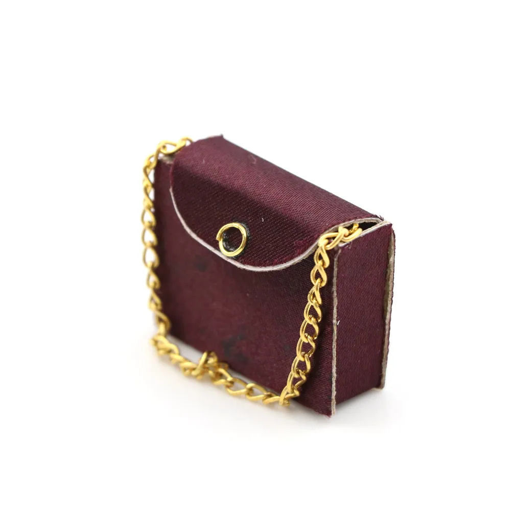 

1/12 Scale Dollhouse Miniature Womens Fashion Bag Handbag Model Toy For 12th Dolls House Accessories