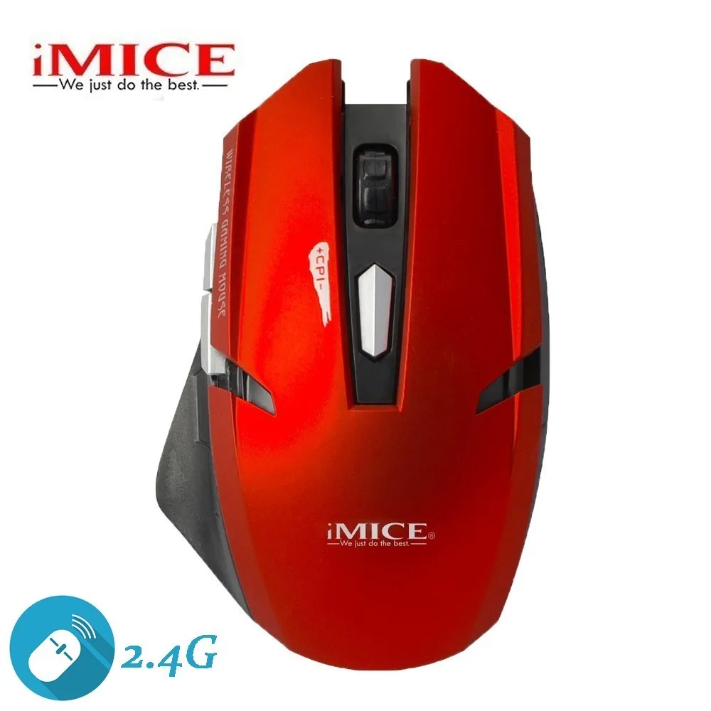 

IMice беспроводная мышь 2,4 ГГц, портативная 5D оптическая компьютерная игровая мышь 1600 DPI USB эргономичная офисная мышь для геймеров, ноутбуков, П...
