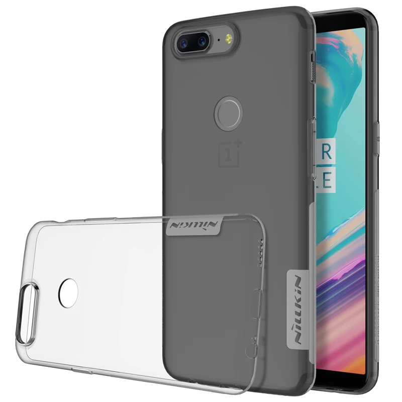 Для Oneplus 5 T чехол Nillkin прозрачный мягкий силиконовый ТПУ s мобильный телефон сумки