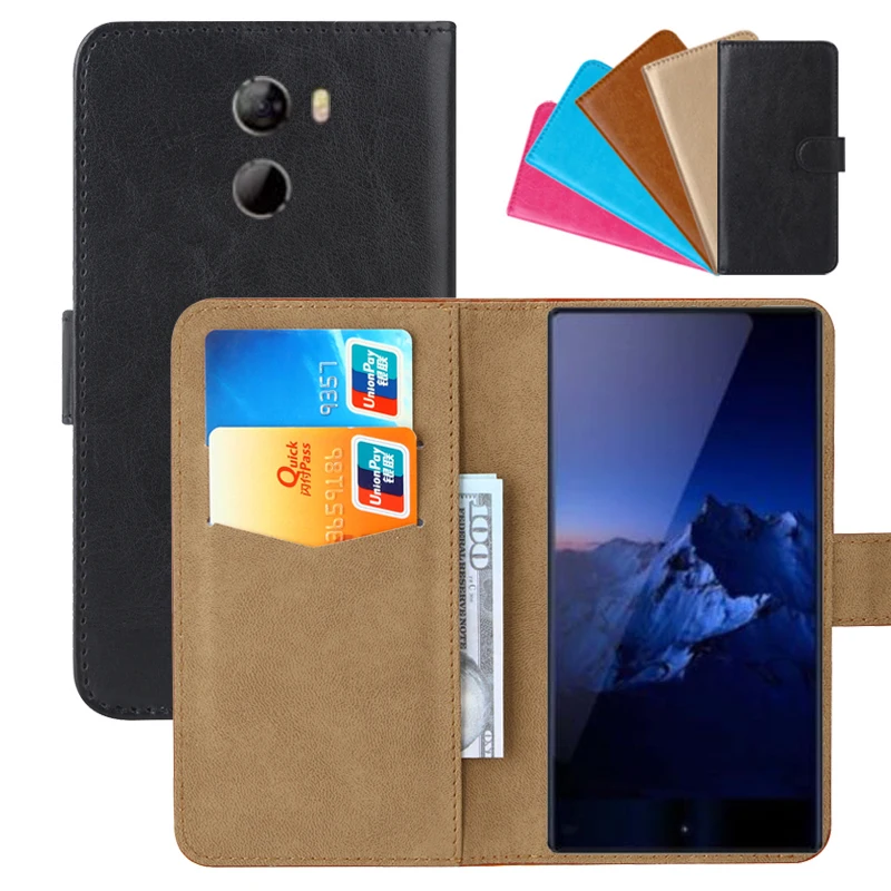 

Luxury Wallet Case For VKworld Mix Plus PU Leather Retro Flip Cover Magnetic Fashion Cases Strap