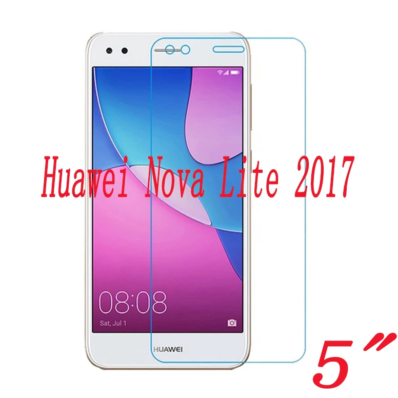 

2 шт Новый протектор экрана мобильного телефона для Huawei Nova Lite 2017 5,0 "9 H Закаленное стекло пленка защитная крышка экрана