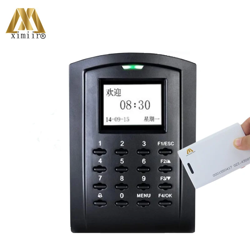 ZK карта посещаемости времени машина SC103 с RFID картой и функцией ADMS автономная
