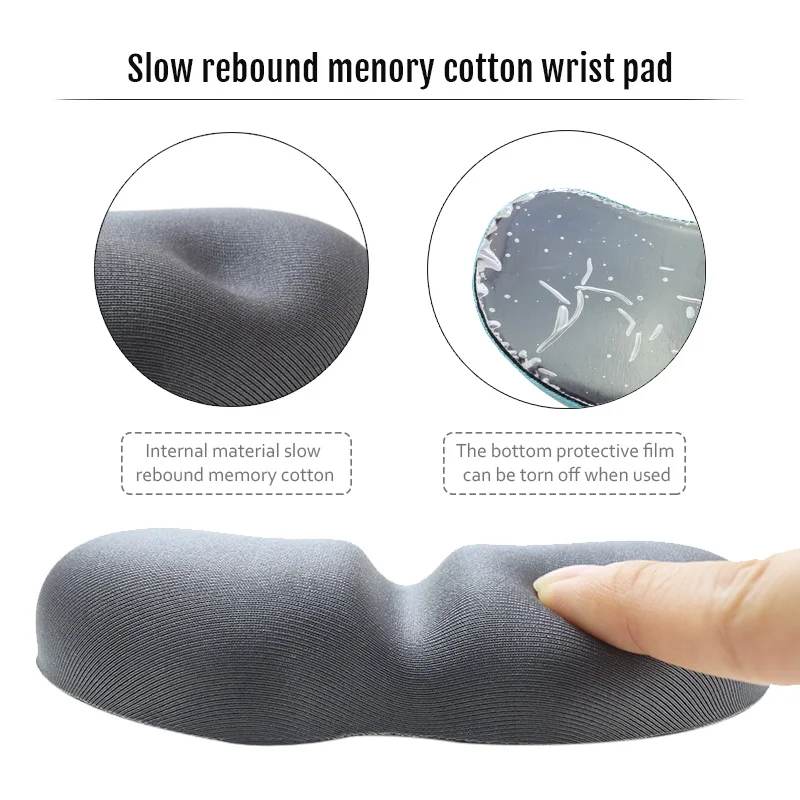 Игровой коврик для мыши с подушечкой запястья удобный эргономичный дизайн