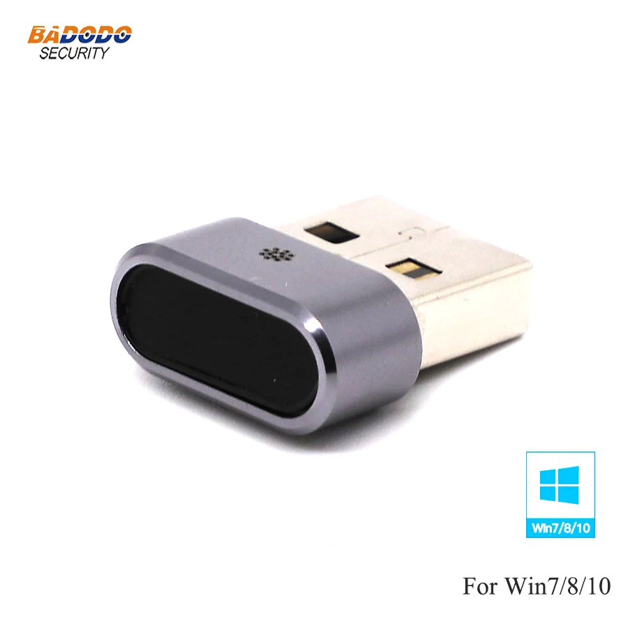 Алюминиевый мини USB считыватель отпечатков пальцев Модуль устройства для Windows 7,8, 10 hello биометрический ключ безопасности PC файл безопасности