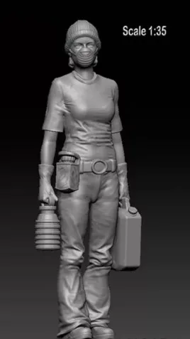 1/35 масштаб фантазия выжившие неокрашенные набор для сборки фигурки модель