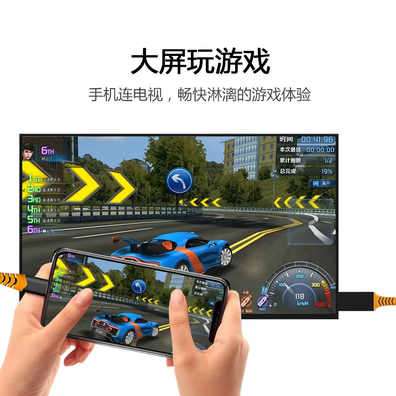 GREATLINK PLAY кабель для Lightning-HDMI адаптер USB кабель HDMI 1080P Аудио адаптер смарт-конвертер кабель для iPhone X 8 7 6 5