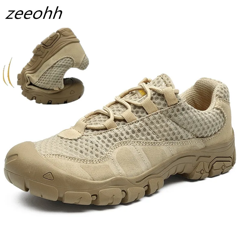 Новый Для мужчин Удобная нескользящая обувь Размеры Пеший Туризм Туфли замшевые