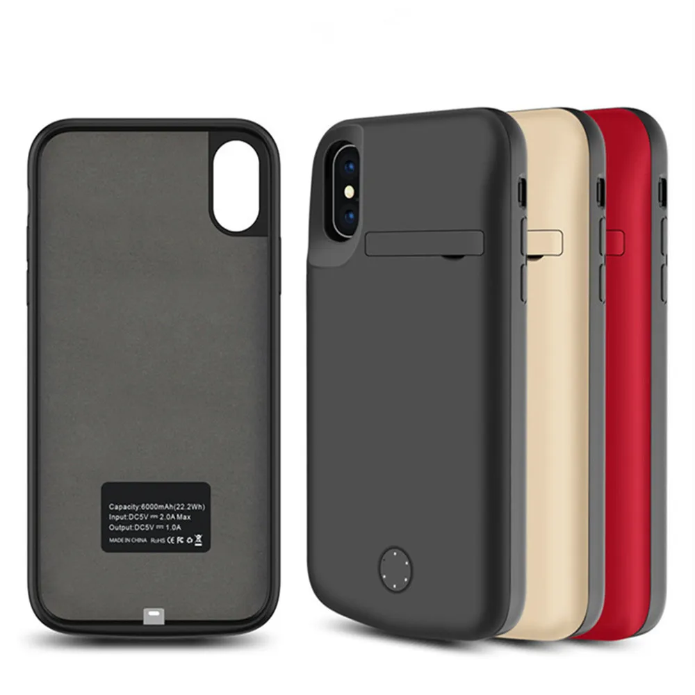 Портативное зарядное устройство NTSPACE 6000 мАч чехол для зарядки iPhone XR чехлы