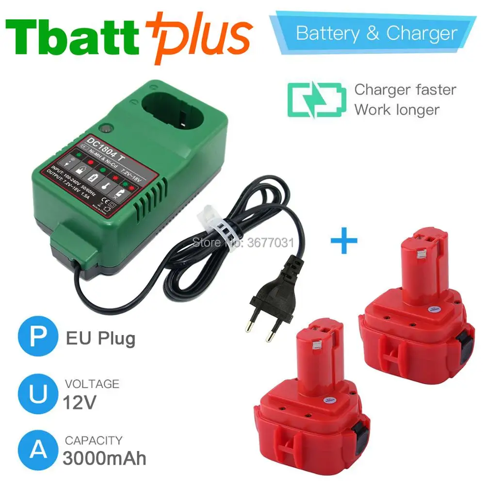 2X1233 12 В 3.0Ah Батарея Замена для инструмента Makita 1234 1220 192696-2 | Электроника
