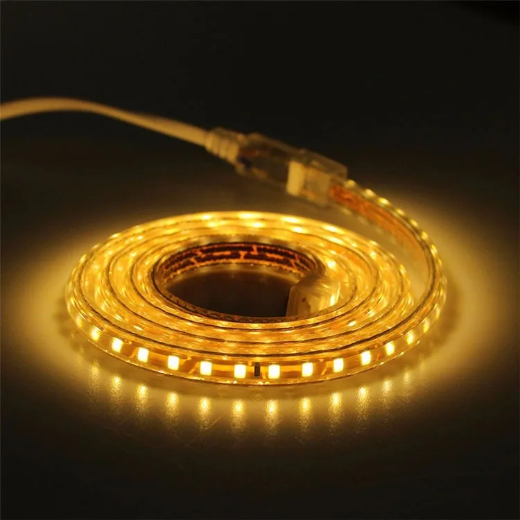 220 В 2835 SMD Светодиодная лента SMD2835 110 В 220 В Светодиодная лента высокой яркости 2835 10 М лента Водонепроницаемая 120 Светодиодная лента светильник 220 в 120 светодиодный