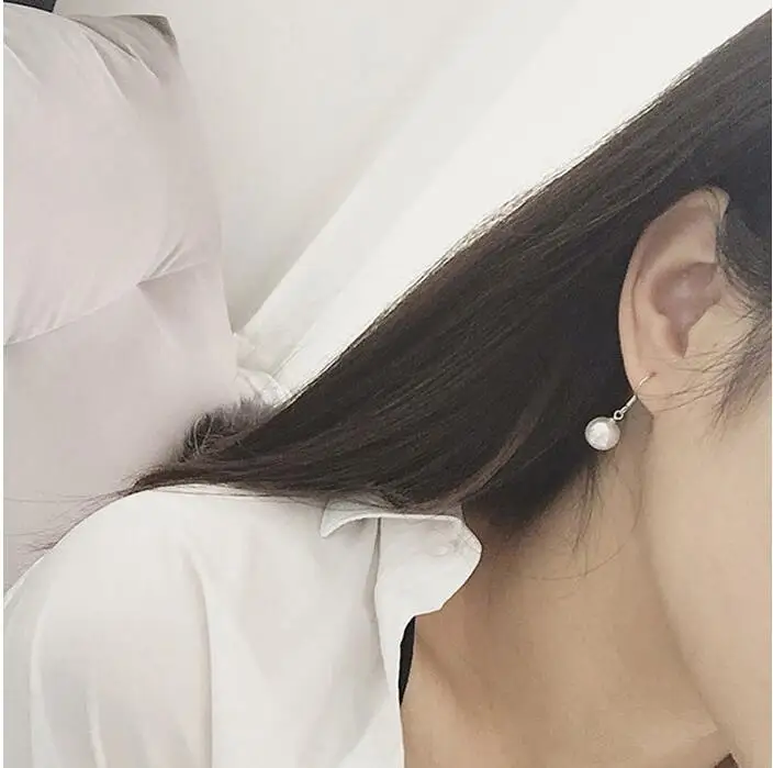 New pearl earrings temperament hundred with jewelry | Dangle Earrings