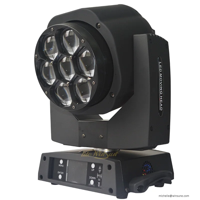 Litewinsune мини пчелиный глаз B Eye 7*15 W RGBW 4 в 1 светодиодный Поворотная голова светового