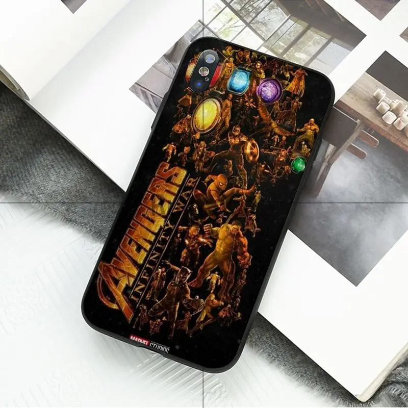 Ruicaica Marvel Мстители EedGame I am Железный человек роскошный уникальный дизайн чехол для